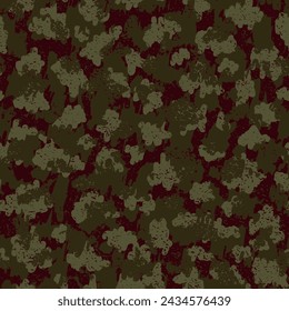 Beige nahtlose Kreis Grafik Hintergrund. Grüner, wiederholter kreativer Grafikdruck. Camouflage Vektor Khaki Camouflage nahtlose Muster. Schwarzes nahtloses einfarbiges Grafikdesign. Tarnung
