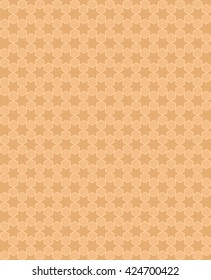 Beige seamless star pattern in arabian style. Islamic style pattern. Vector illustration