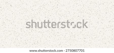 Beige seamless stone texture. Light ecru grain noise background with speckles, flecks, particles. Distress repeated gritty pattern wallpaper. Dry dotted paper surface. Vector material speck backdrop