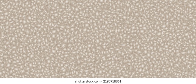 Beige sherpa seamless pattern with fleece texture. Sheepskin vector background. Fur material. Cozy warm plaid. Plush, velvet or flannel blanket. Faux animal wool swatch. Digital illustration