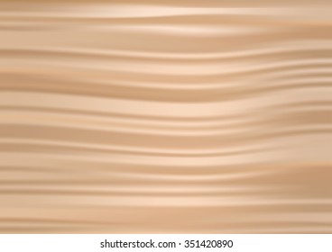 Beige silk background with soft folds. Texture of silk.