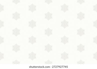 Beige Schneeflocken auf hellem Hintergrund. Cloud Dancer - 2026 Pantone Farbe des Jahres.