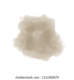 Beige spot, watercolor abstract hand painted background