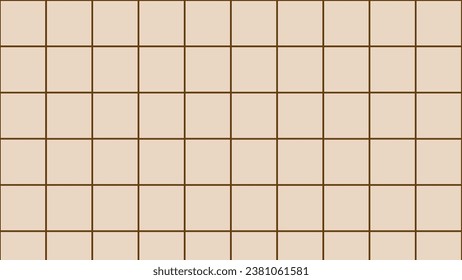 Beige squared paper plaid background