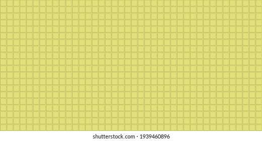 Beige squares background. Mosaic tiles pattern. Seamless vector illustration.