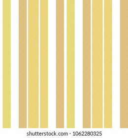 Beige striped fabric texture seamless pattern. Vector illustration.