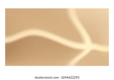 Beige Tan Abstract Geometric Background Soft Curved Lines Minimal Modern Design Wallpaper Template