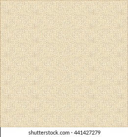 Beige tapestry texture. Abstract fabric background. Vector design.