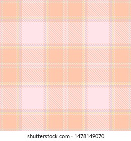 Beige Tartan Plaid Scottish Seamless Pattern. Texture from tartan, plaid, tablecloths, shirts, clothes, dresses, bedding, blankets and other textile.