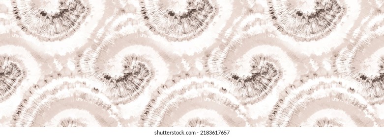 Beige Tie Dye. Cream Circle Art. Beige Seamless Swirl. Light Pastel Tie Die. Seamless Tiedye Background. Tye Dye Texture. Beige Tie Dye Batik. Seamless White Vector. Spiral Old Print. Tie Dyed Pattern