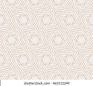Beige tones. Abstract vector illustration with intricate floral design sketches. For interior decoration, textile industry, printing industry.