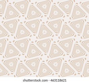 Beige tones. Abstract vector illustration with intricate geometric patterns. For interior decoration, textile industry, printing industry.