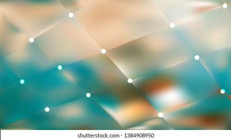 Beige and Turquoise Lights Background