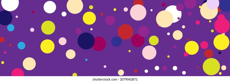 Beige Vibrant Vivid Yellow Multicolor Bright Illustration. Pink Circles Blue Pastel Purple White Composition. Green Dark Red Play Children Print. Rainbow Kids Color Violet Indigo Background.