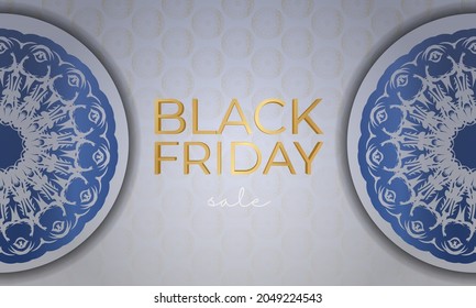 Afiche de venta de viernes negro de estilo beige vintage