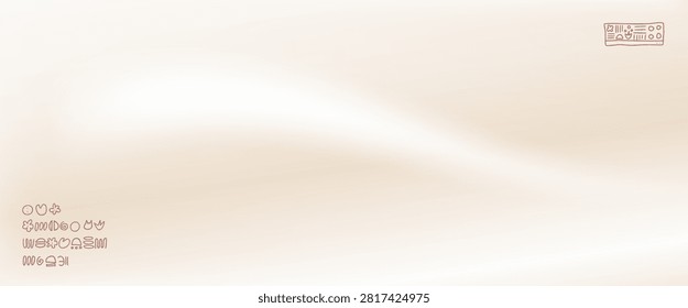 Fondo gradiente onda beige