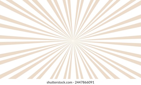Beige and white background with sunburst