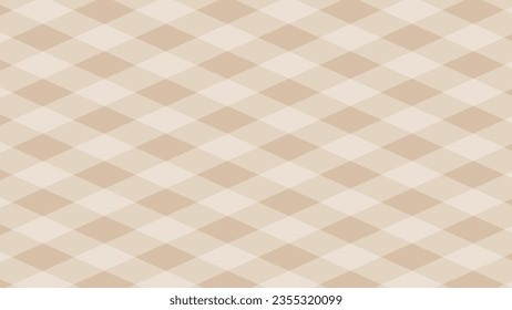 Manteles de cuadros beige y blanco