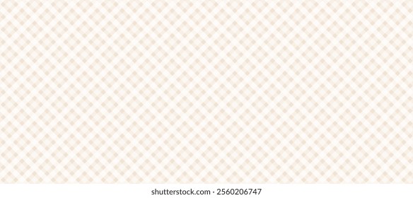 Beige and white diagonal fabric texture background