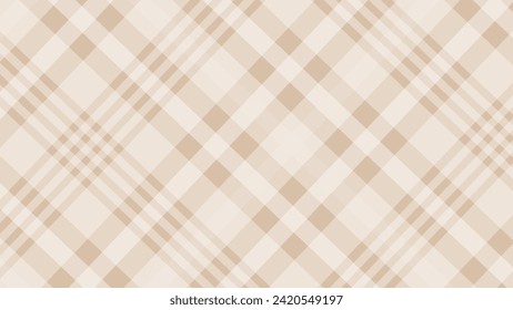 Beige and white diagonal plaid background