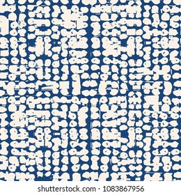 Beige white dot pattern. Vector shibori spotty seamless print. Organic hipster watercolor background. Tie dye tile. Geometric japanese pattern. Hand drawn japan linear design. Kimono watercolour