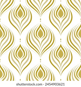 Vector de lujo beige y blanco con patrón transparente. Adorno, motivos tradicionales, étnicos, árabes, turcos, indios. Ideal para tela y textil, Fondo de pantalla, diseño de empaque o cualquier idea deseada.