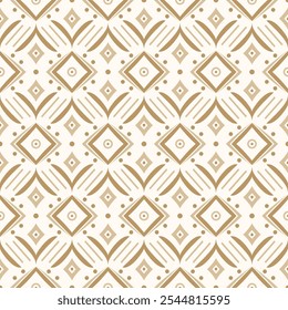 Bege e branco vetor de luxo padrão sem costura. Ornamento, tradicional, étnico, árabe, turco, indiano motivos. Ótimo para tecido e têxtil, papel de parede, design de embalagem ou qualquer ideia desejada.