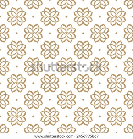 Beige and white luxury vector seamless pattern. Ornament, Traditional, Ethnic, Arabic, Turkish, Indian motifs. Great for fabric and textile, wallpaper, packaging design or any desired idea.