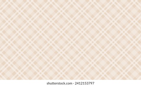 Beige and white pattern plaid background