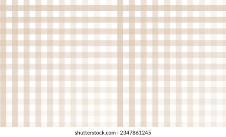 Beige and white plaid checkered gradient pattern