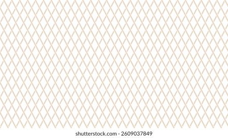 Beige and white seamless pattern with geometric shapes. Plaid textured check vector background. 