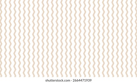 Fundo ziguezague vertical padrão contínuo bege e branco. Papel de parede de contraste de onda em ziguezague. Fundo clássico.