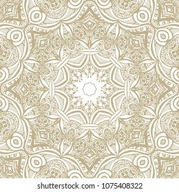 Beige - white seamless vector ornamental texture