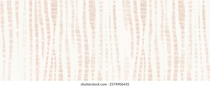 Beige and white striped background, with a textured, abstract pattern. The background features beige lines on a white backdrop. Grunge texture background vector. Beige background.
