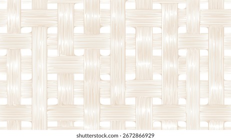 Bege e tartã branco padrão sem costura. Fundo reproduzido com listras azuis.	