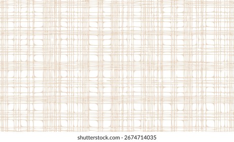 Bege e tartã branco padrão sem costura. Fundo reproduzido com listras azuis.	