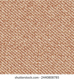 Beige wool blanket with white and brown flecks. Detail, thick fabric from the countryside. Rug texture. Abstract vector seamless.