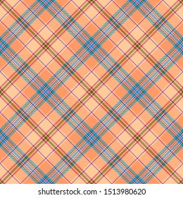 Beige,Blue,Red,Green and Purple Tartan Plaid Scottish Seamless Pattern. 