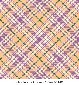 Beige,Purple and Green Tartan Plaid Scottish Seamless Pattern. Texture from tartan, plaid, tablecloths, shirts, clothes, dresses, bedding, blankets and other textile.