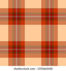 Beige,Red,Khaki and Blue Tartan Plaid Scottish Seamless Pattern. Texture from tartan, plaid, tablecloths, shirts, clothes, dresses, bedding, blankets and other textile.