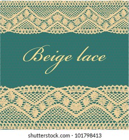 Beige-yellow lace background