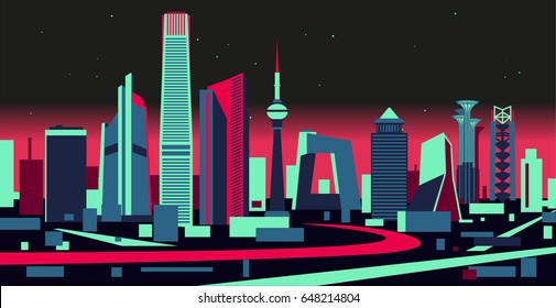 Beijing skyline