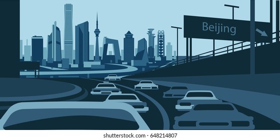 Beijing skyline