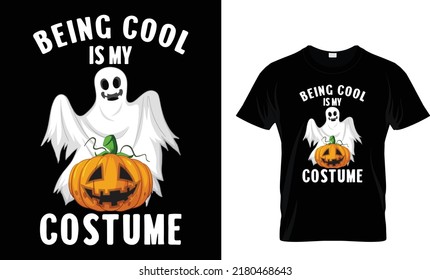 Being cool is my costume Peanuts snoopy cool funny typography Halloween costume t shirt design, Halloween t shirt, Halloween, t shirt, Vector, cool t shirt...