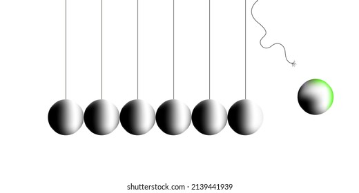 Being free.Psychology concept. Vector illustration, remote working and freelancing concept, business, start up