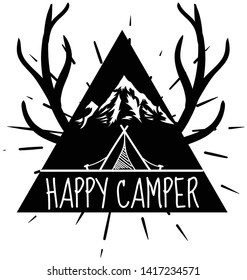 Ein glücklicher Camper zu sein inspiriert von einer banalen Natur ist eine Qualität, die von einigen begrüßt wird. 