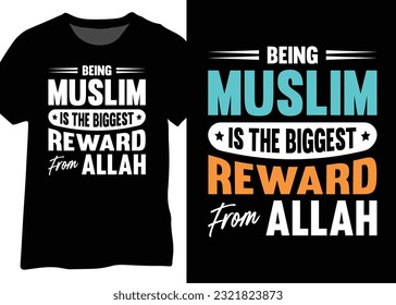 Being Muslim Is The Biggest Reward From Allah, Muslim Motivational Quotes, Islamic Inspirational Quotes