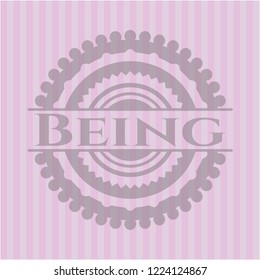 Being pink emblem