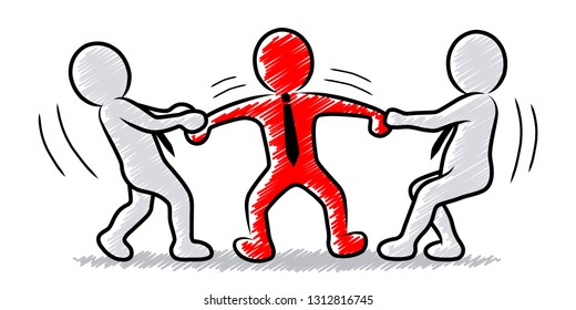 Tug Of War Drawing Stock Vectors, Images & Vector Art | Shutterstock