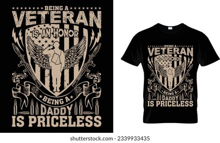 ser veterano es un honor ser papá
no tiene precio